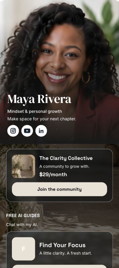 Maya Rivera — Portrait · Photography + glass